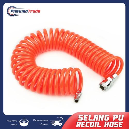 Selang Udara PU Spiral Lentur 10 Meter